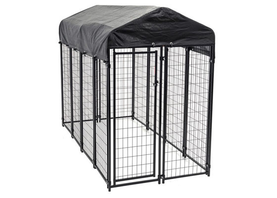 Pet Sentinel Modular Dog Kennels 6 ft x 4 ft x 8 ft Welded Wire