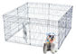 Dog Stainless Steel Mesh Box Playpen Crate Fence 8 Panel 42 inch Tall